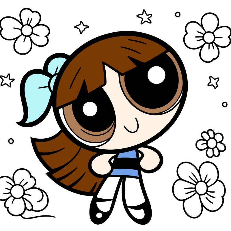 a powerpuff girl