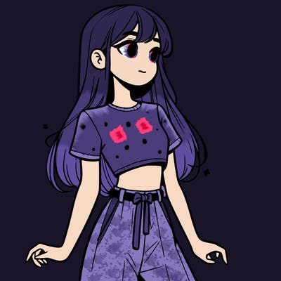 girl in a cute crop top