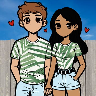 boyfriend and girlfriend