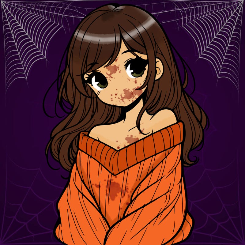 shy pretty girl wearing a sweater that is falling off one shoulder portrait