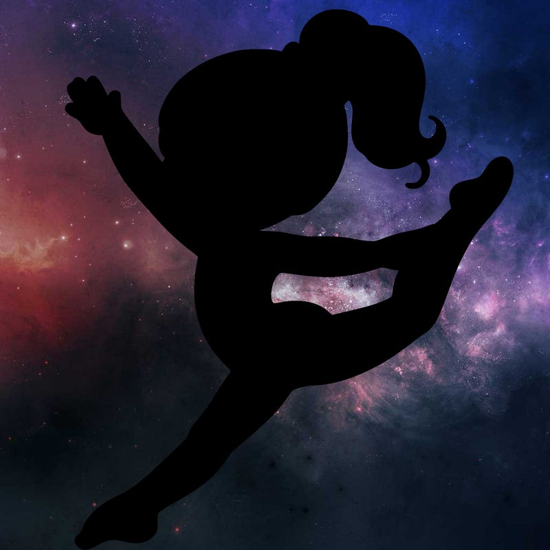 girl doing gymnastics