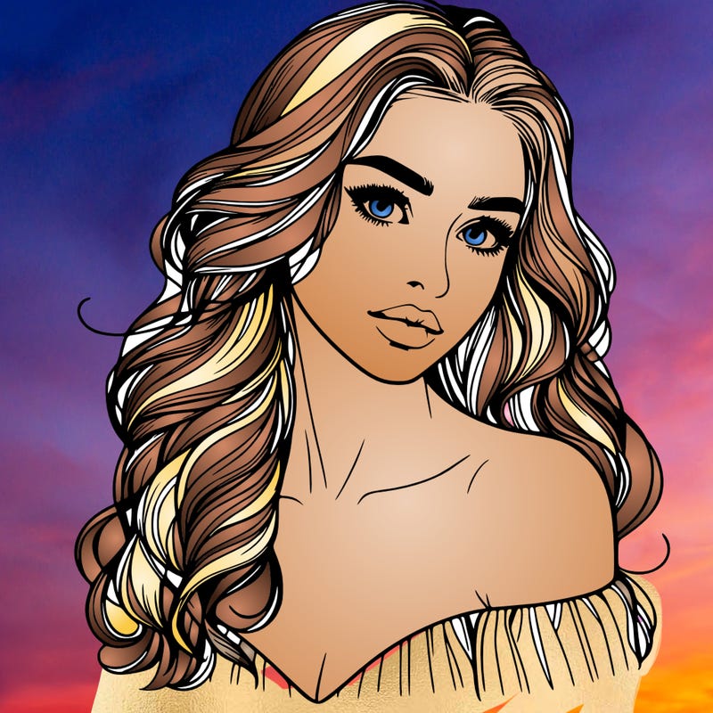 beautiful realistic girl