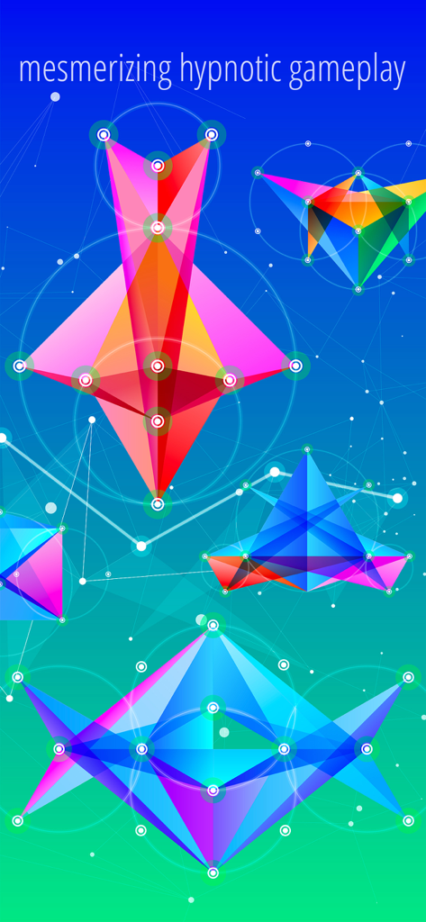 TRIZ - Sacred Geometry Puzzles - Mesmerizing hypnotic gameplay with colorful sacred geometry shapes