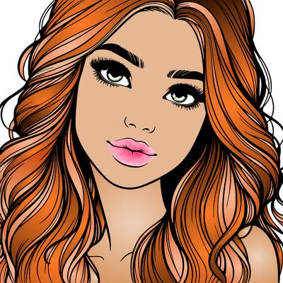 beautiful realistic girl