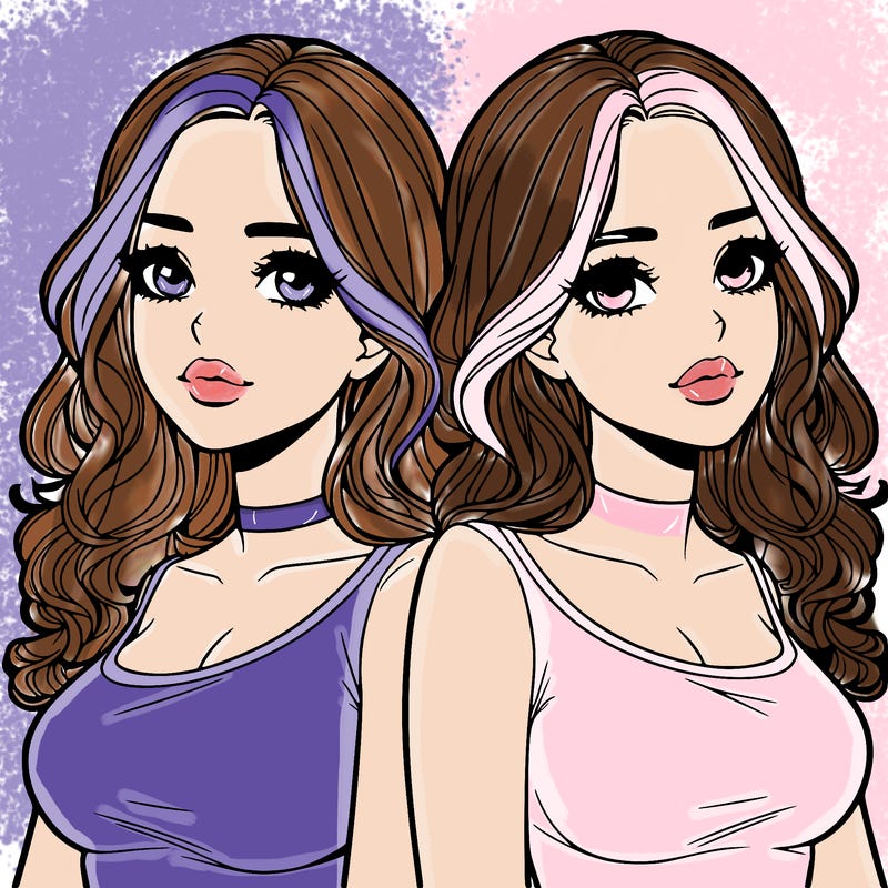 realistic twin sisters