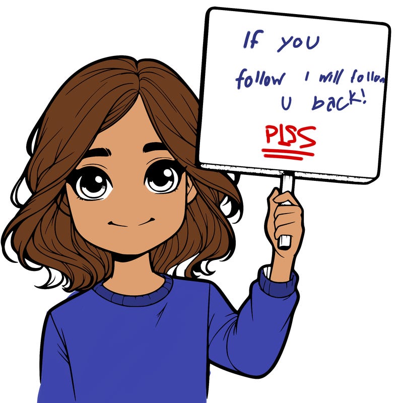 realistic girl holding up a sign