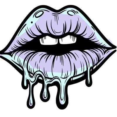 lips that look realistic and drip