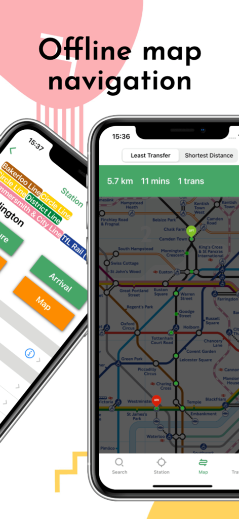 London Tube Map & Routing | Official TFL Map & Offline Routes