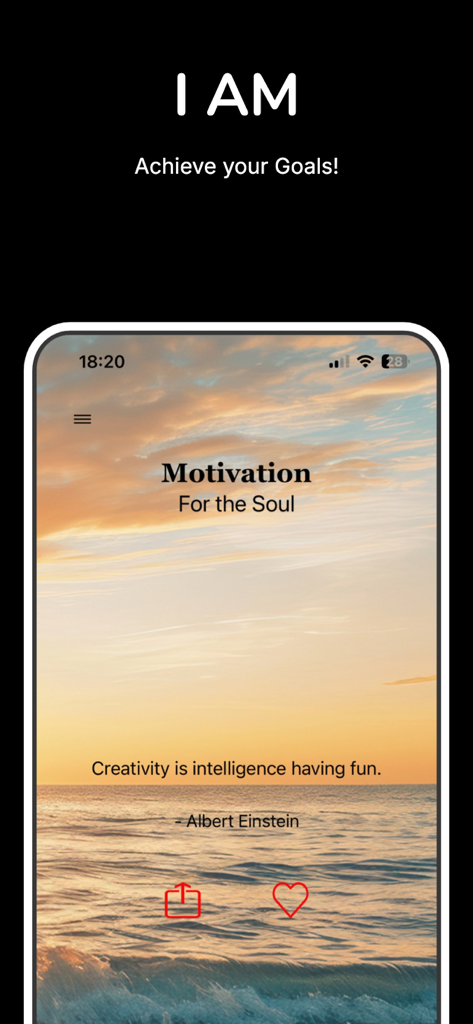 Quote of the Day: Daily Wisdom - 夕日のビーチの背景を持つアルバート・アインシュタインのモチベーション引用。