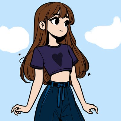 girl in a cute crop top