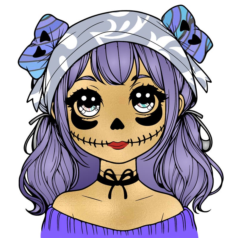 realistic girl halloween