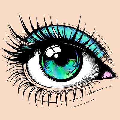realistic eye