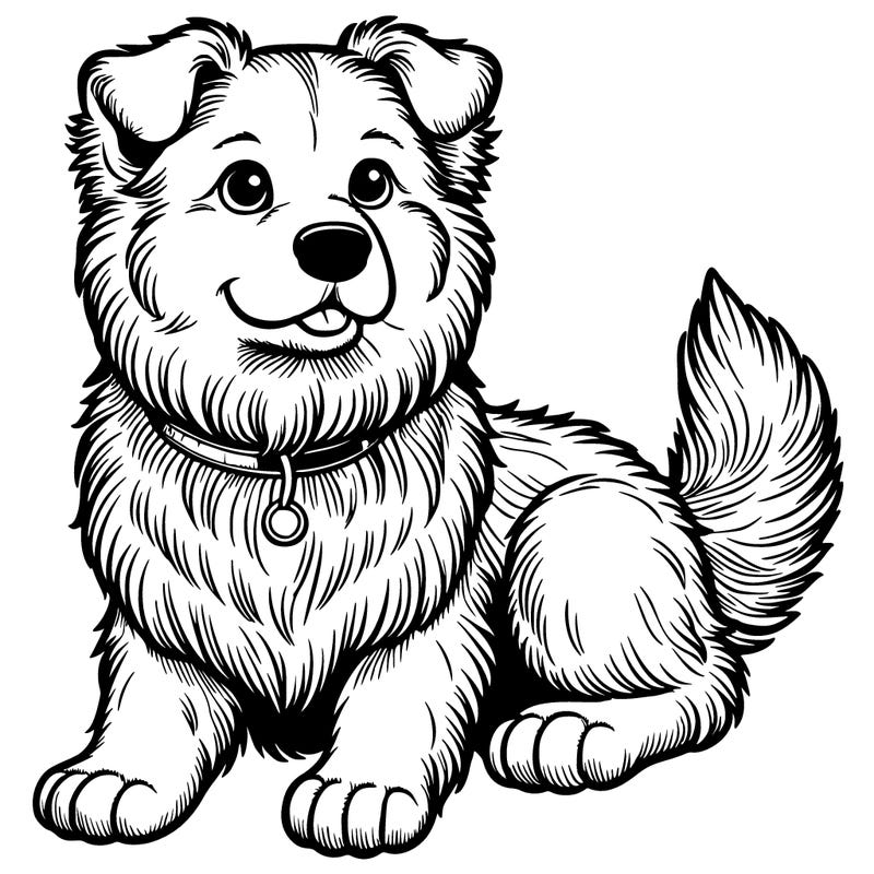 very detailed and realistic dog