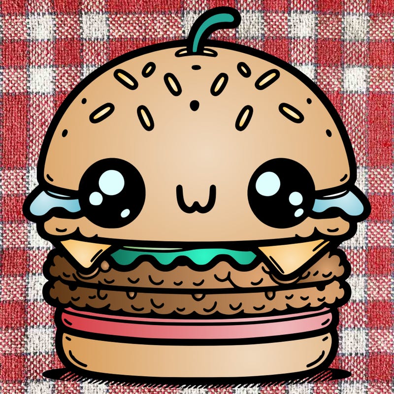 burger cute