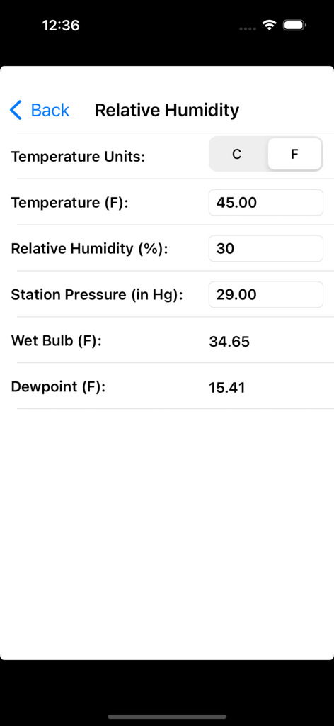 Weather Calc - Weather App | MWM
