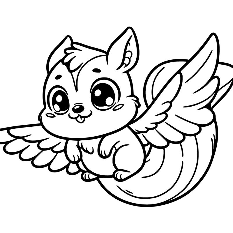 cute flying squirrel