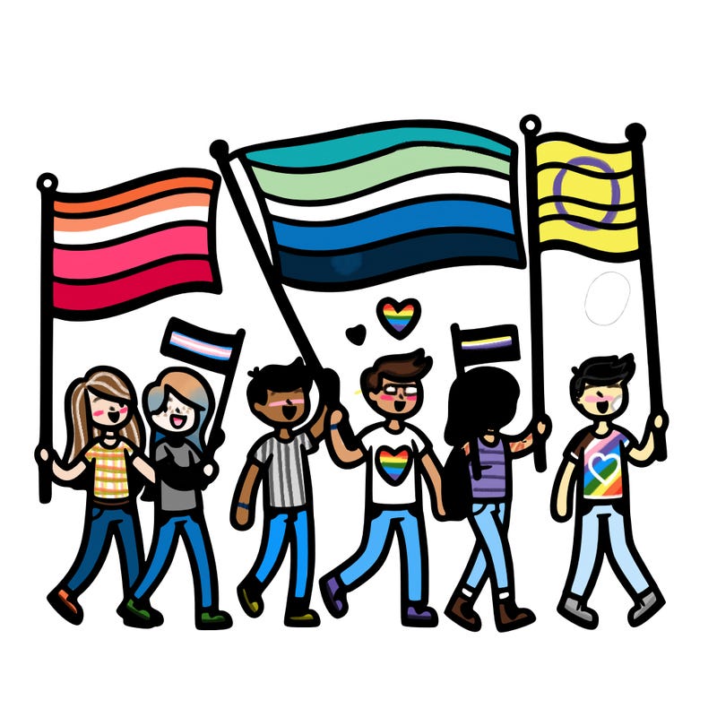 pride flags