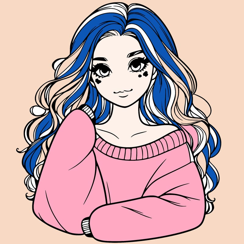 a beautiful girl in a big sweatshirt