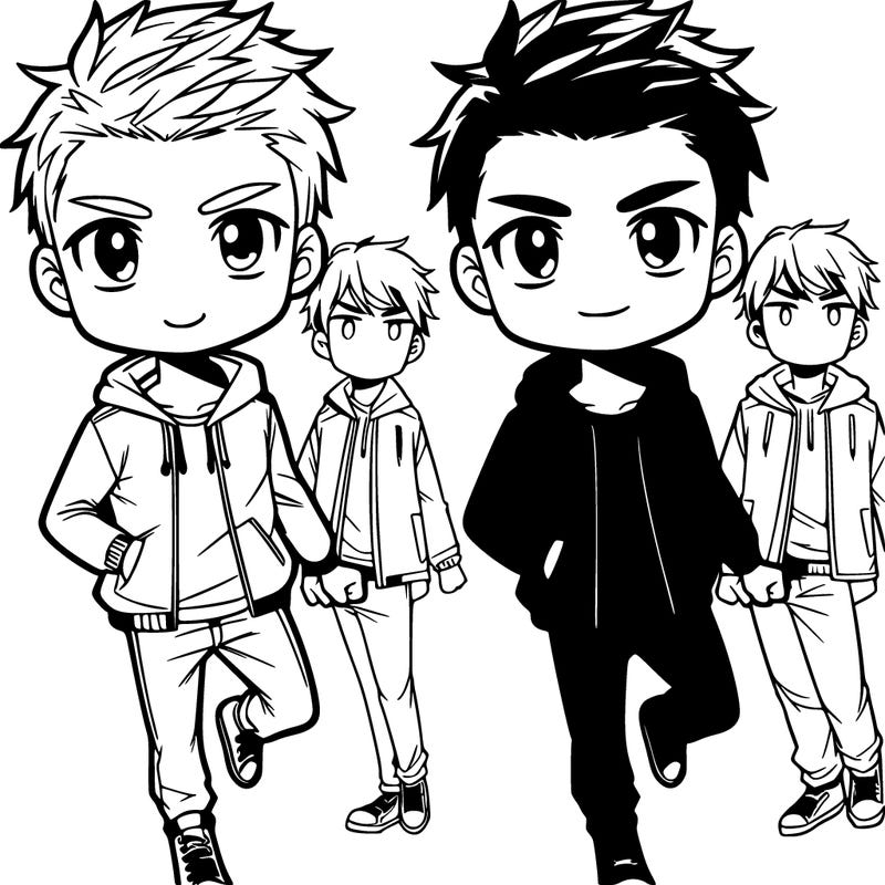 male manga character