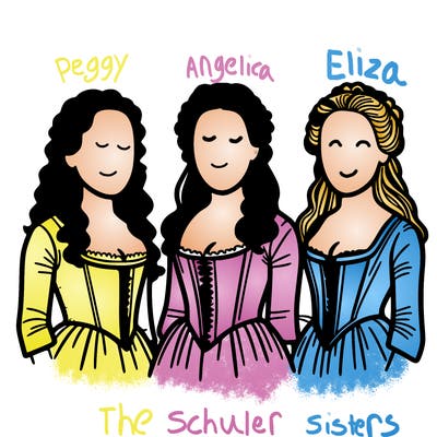 the schuyler sisters from hamilton the musical