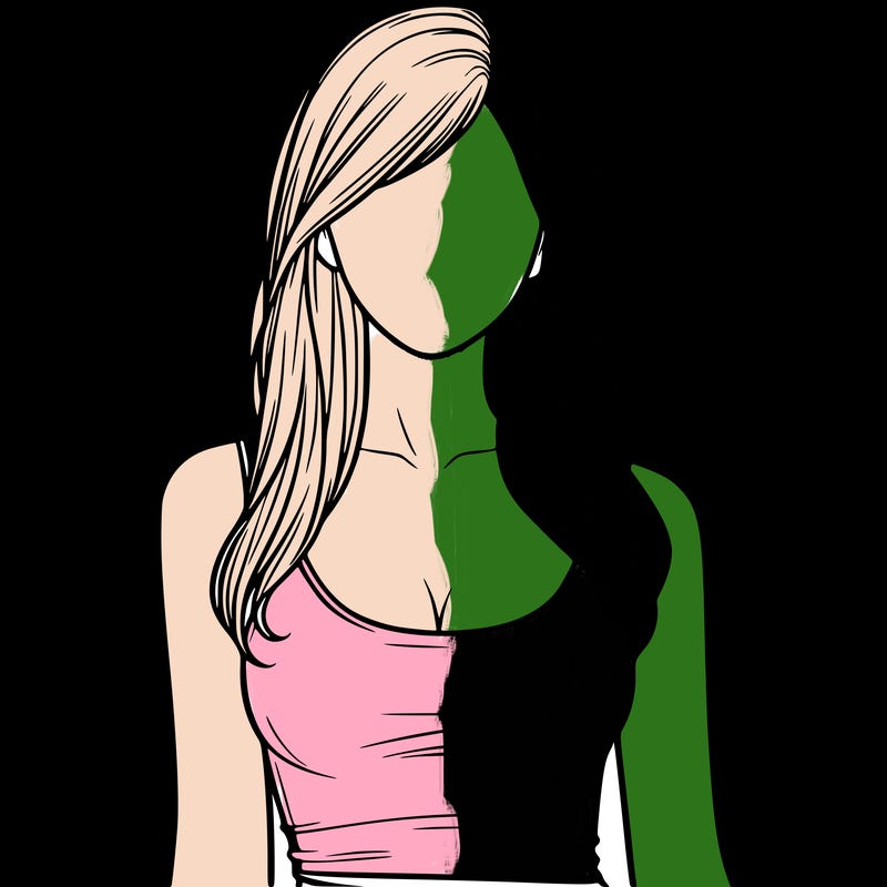 girl in tanktop realistic