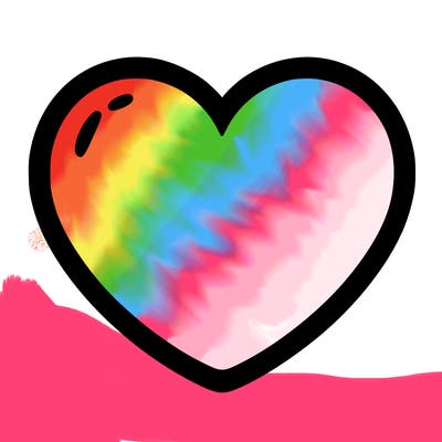 a blank heart