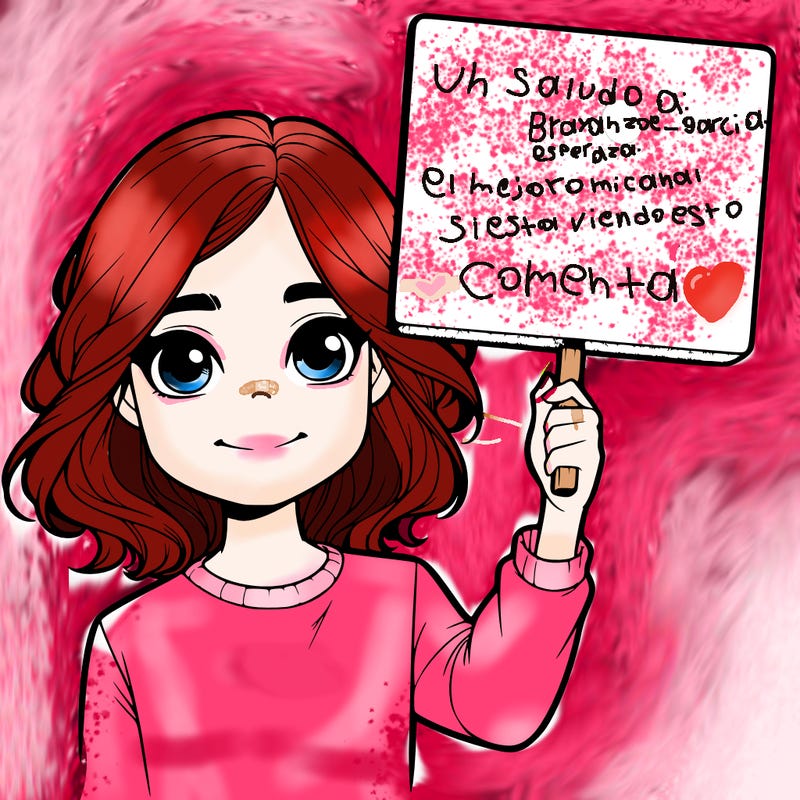 realistic girl holding up a sign