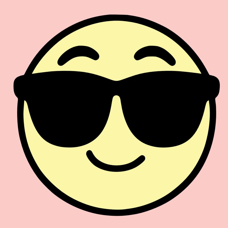 emoji with sunglasses