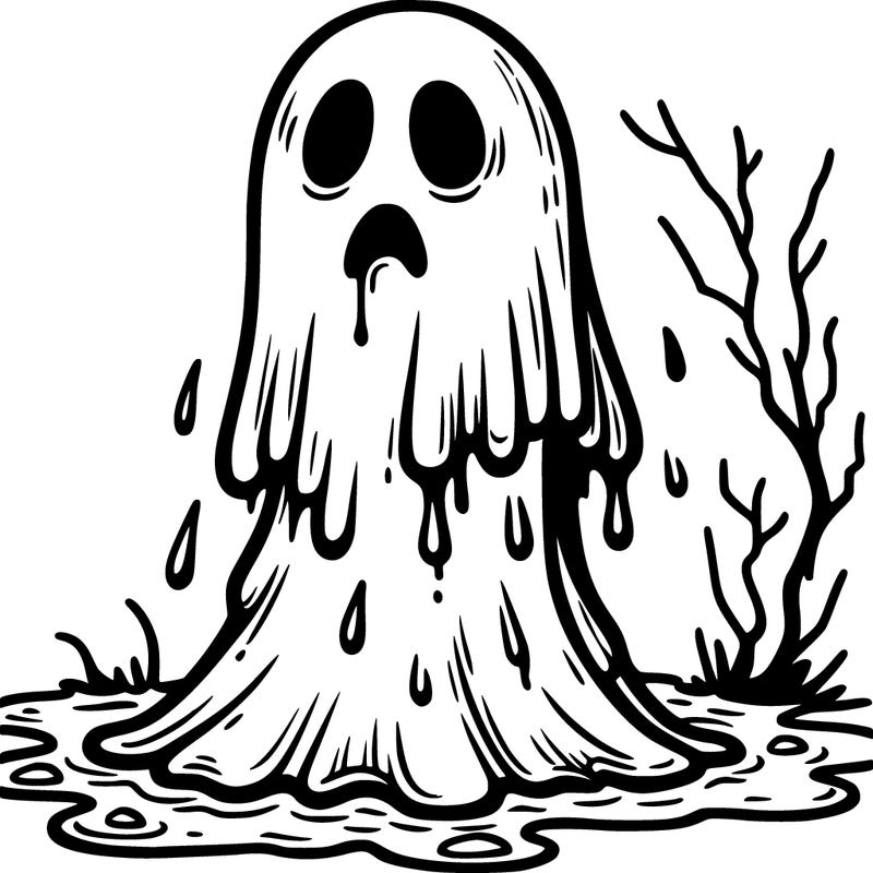 creepy ghost for halloween