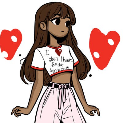 girl in a cute crop top