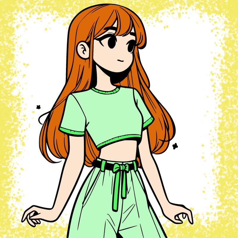 girl in a cute crop top