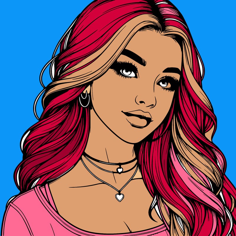 detailed realistic girl