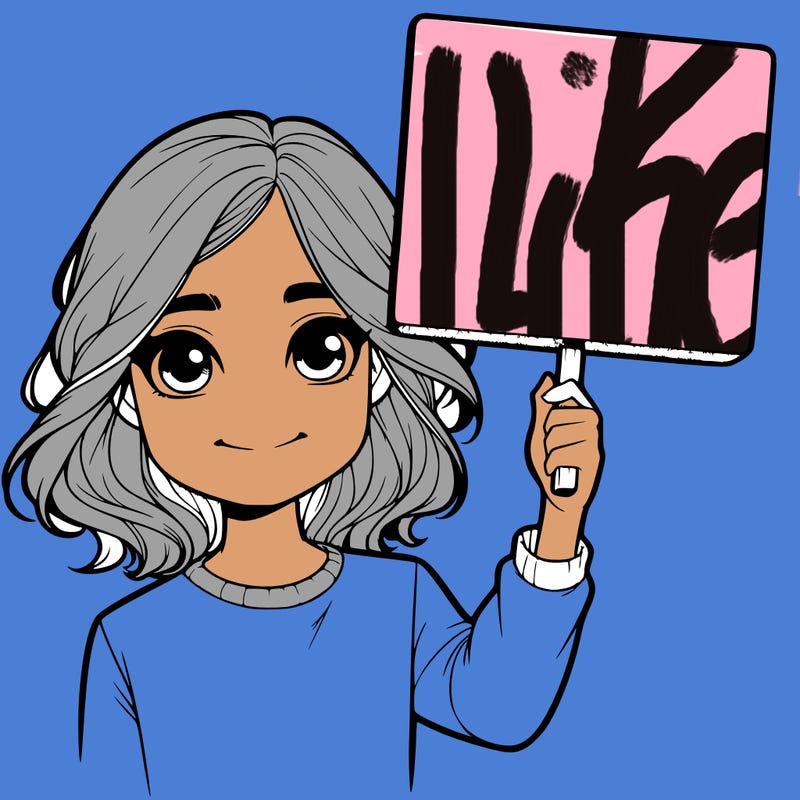 realistic girl holding up a sign