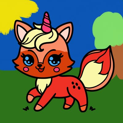 unicorn fox