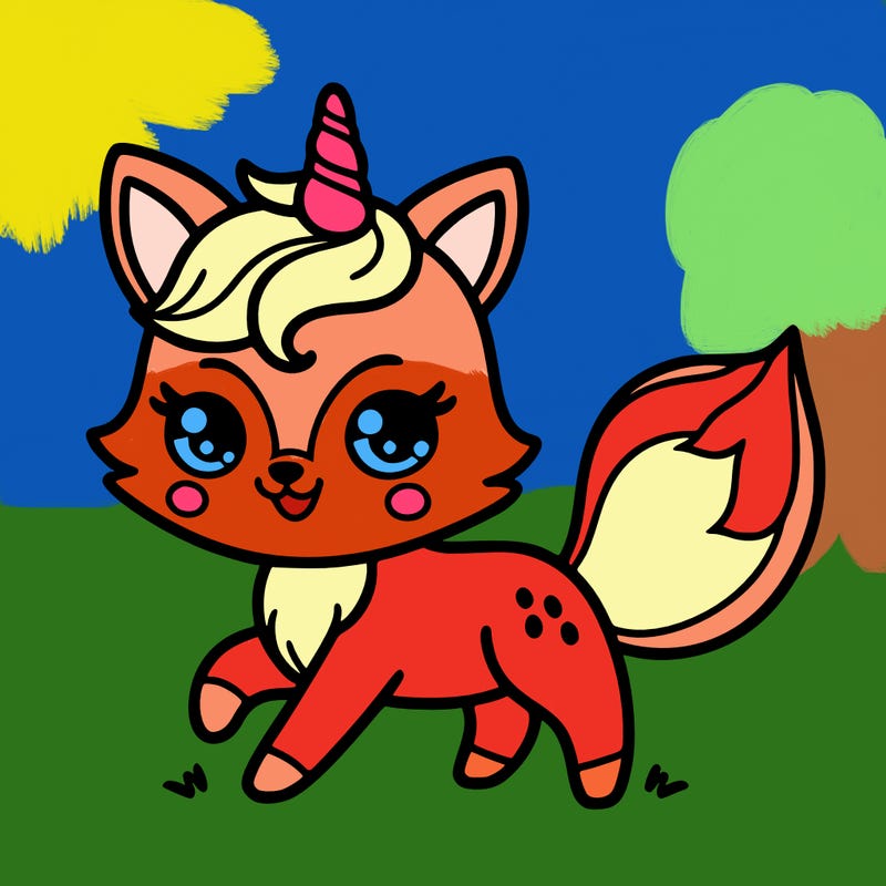 unicorn fox