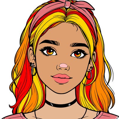 realistic teenage girl