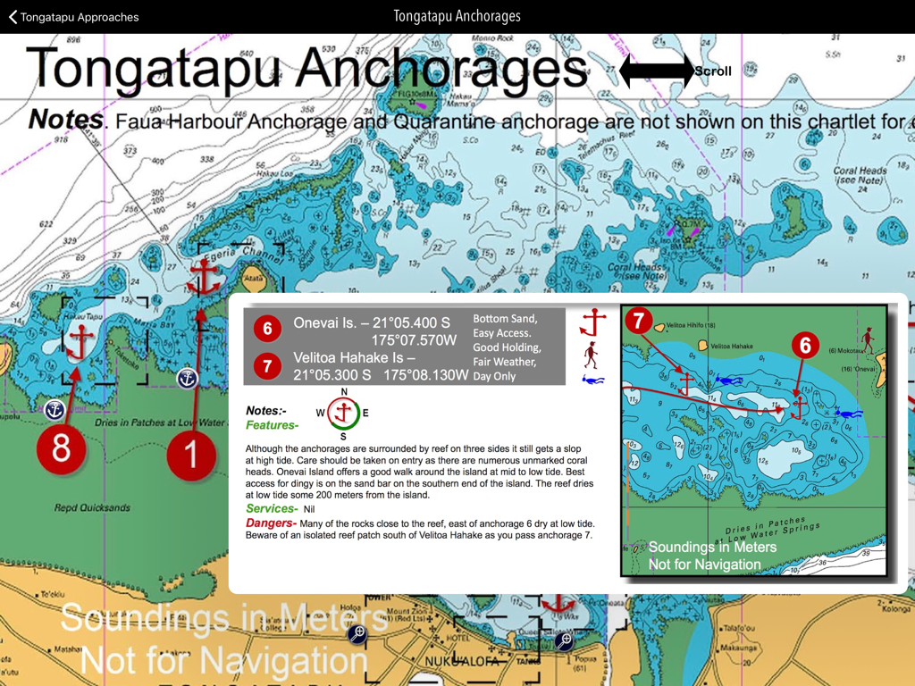 Sail Tonga Cruising Guide - Navigation App | MWM