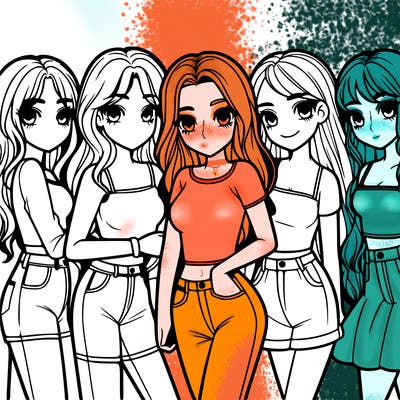 group of girls