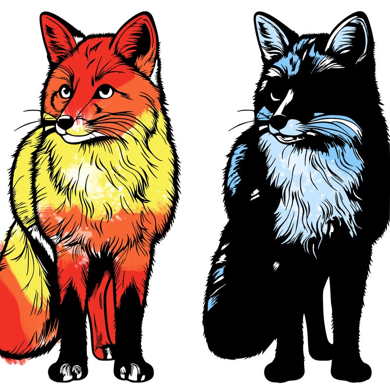 realistic fox
