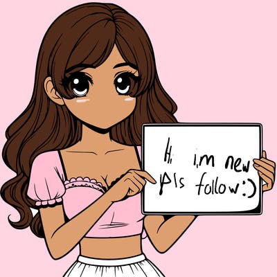 realistic pretty girl holding blank sign