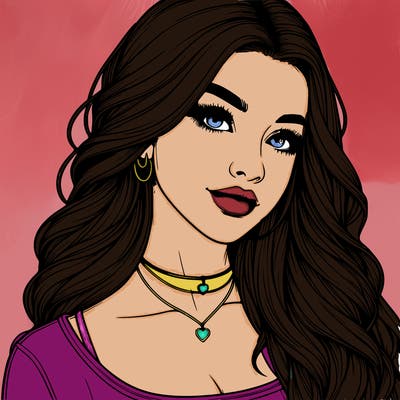 detailed realistic girl