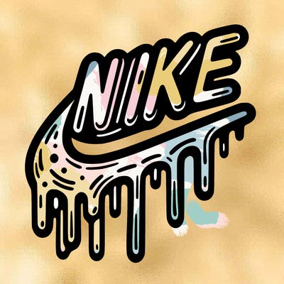 drippy nike logo