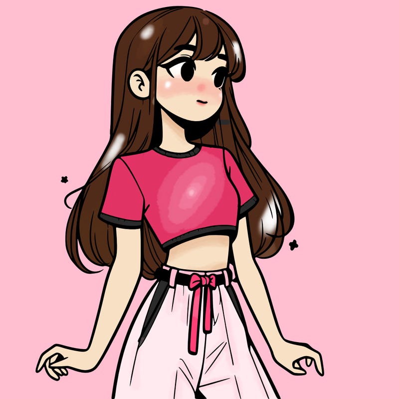 girl in a cute crop top