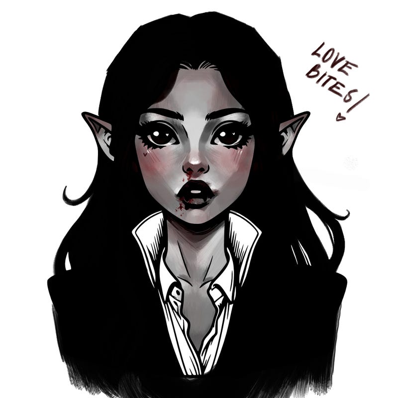 realistic vampire girl