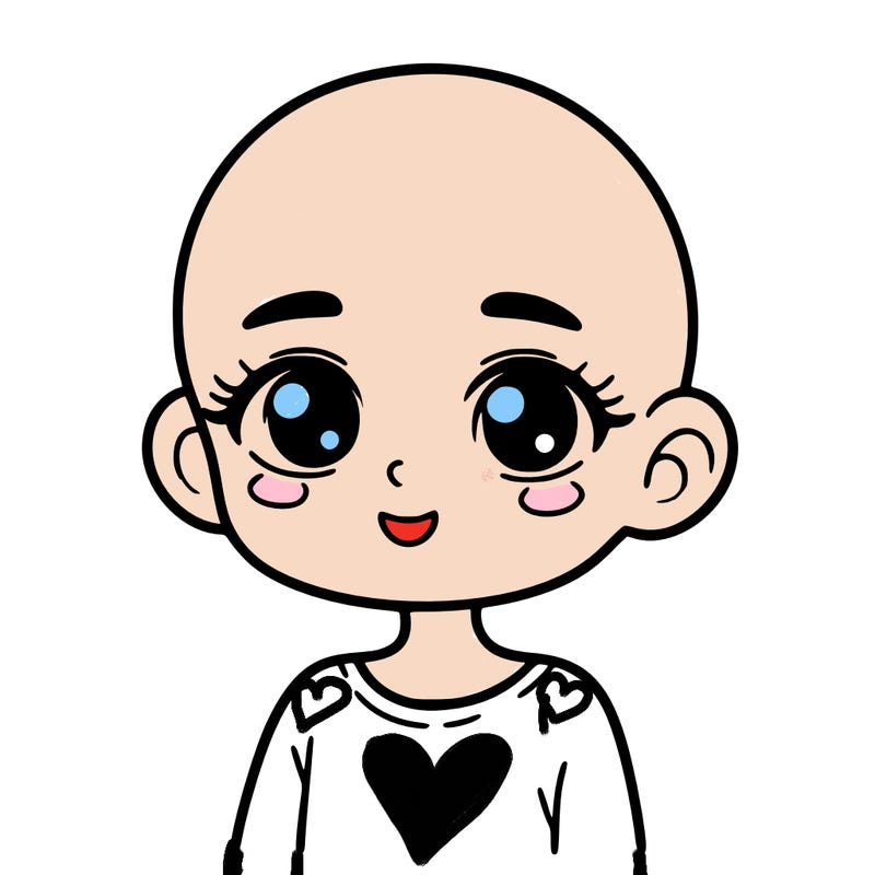 girl with no hair