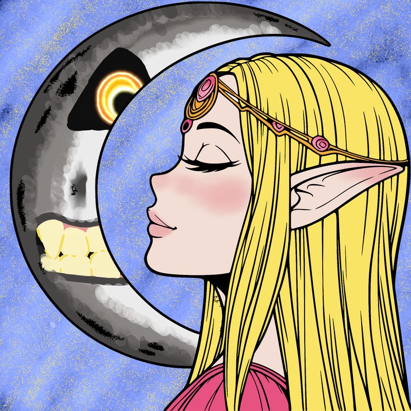 a realistic moon elf