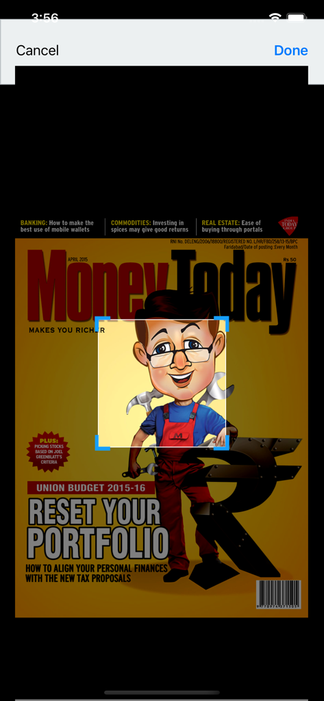 Money Today - Digital cover of Money Today magazine featuring the headline Reset Your Portfolio and a cartoon mechanic next to a Rupee symbol.