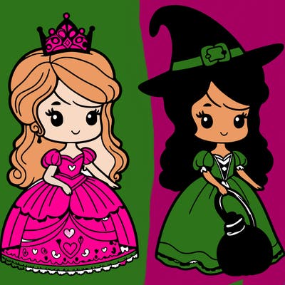 princess as a witch