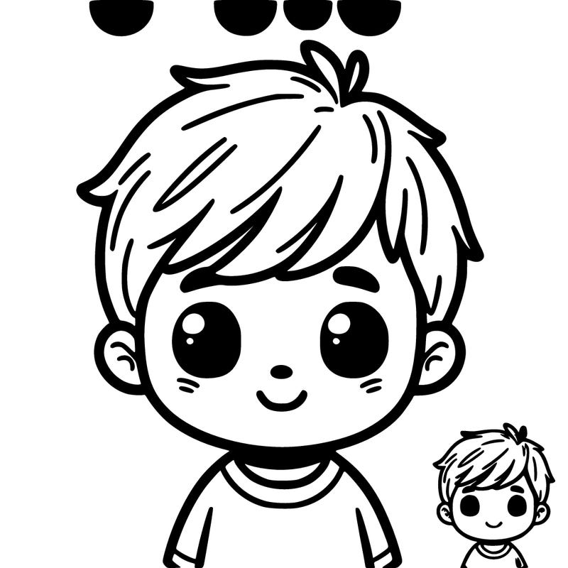 little boy with blonde hair