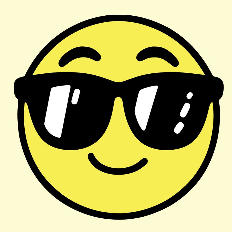 emoji with sunglasses